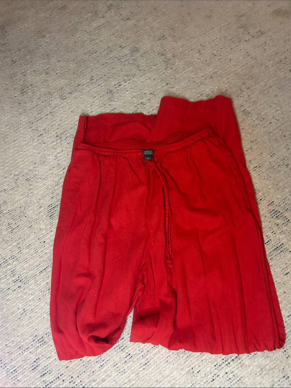 wild fable women  Red Drawstring Sweatpants